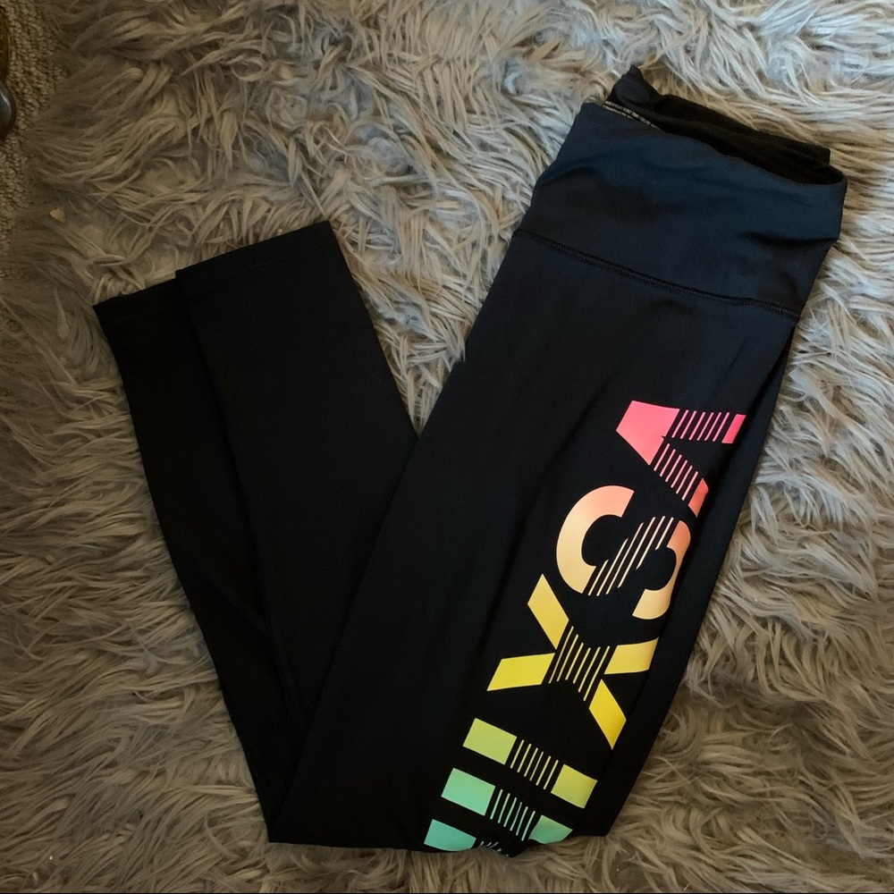 VSX Black with Ombre Logo Knockout by Victoria’s Secret Tight - Medium